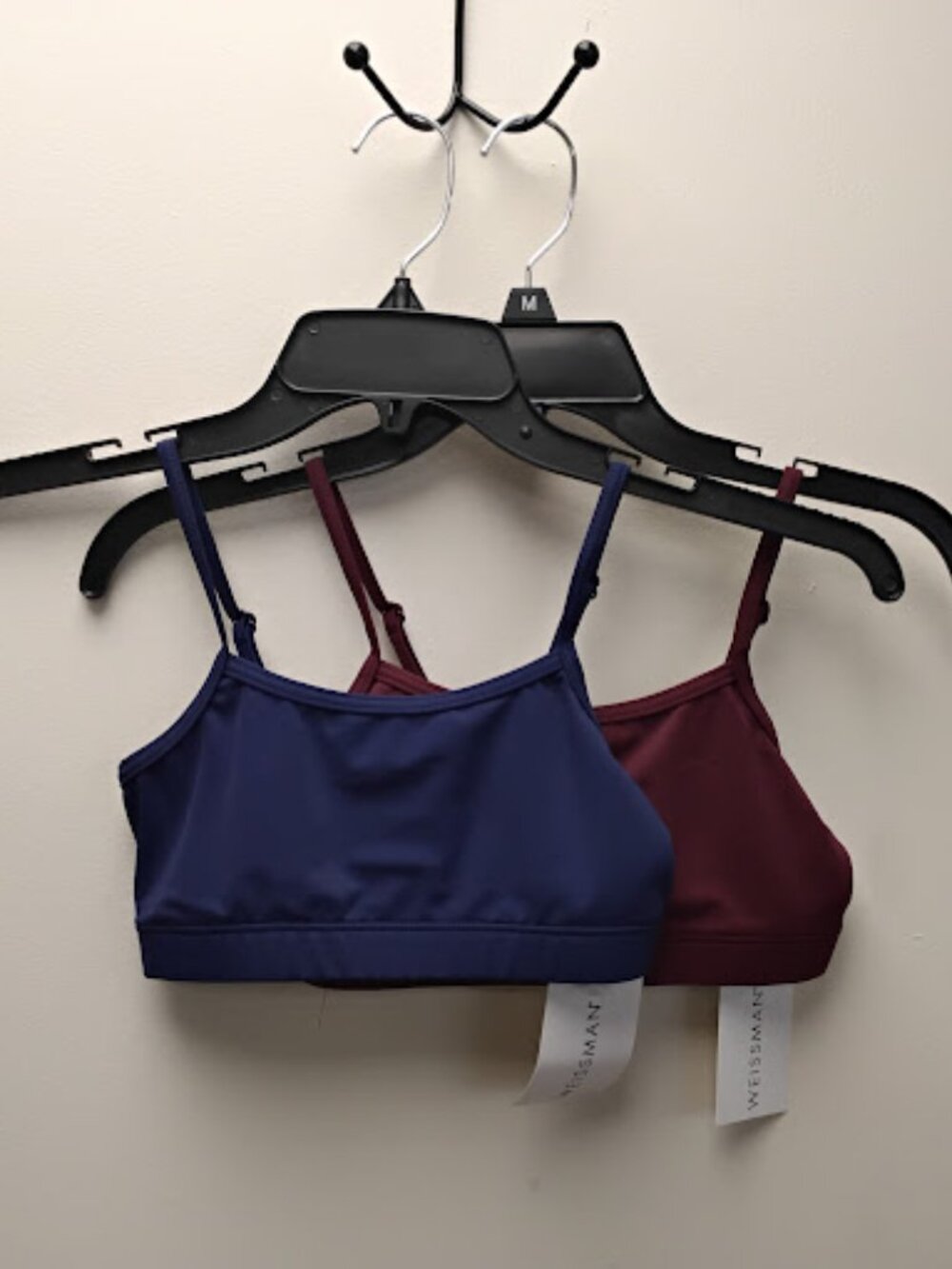 Weissman cami dance bra top